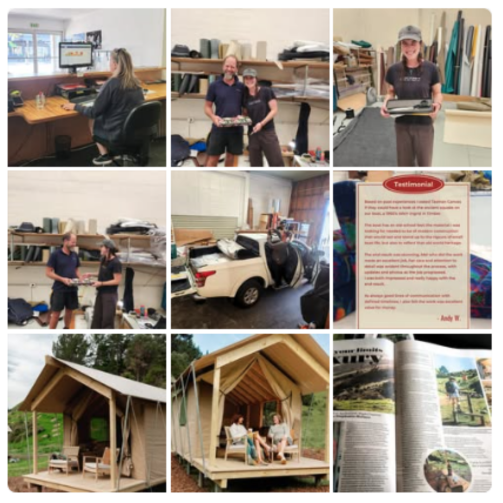 Example of some of Tasman Canvas posts we have been strategising and creating at Snap Marketing