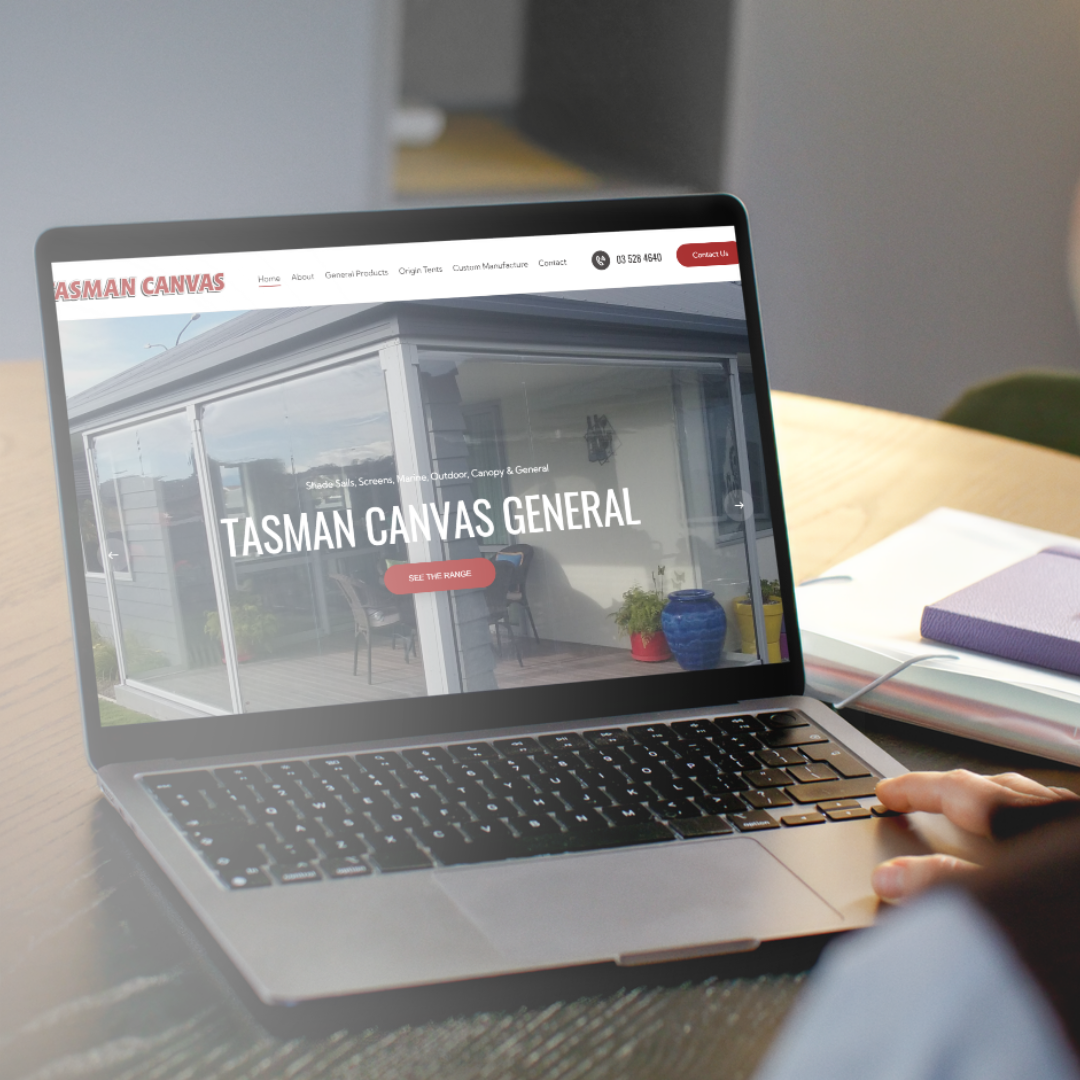 Website, Hosting, Meta Ads and SMM Tasman Canvas, Motueka