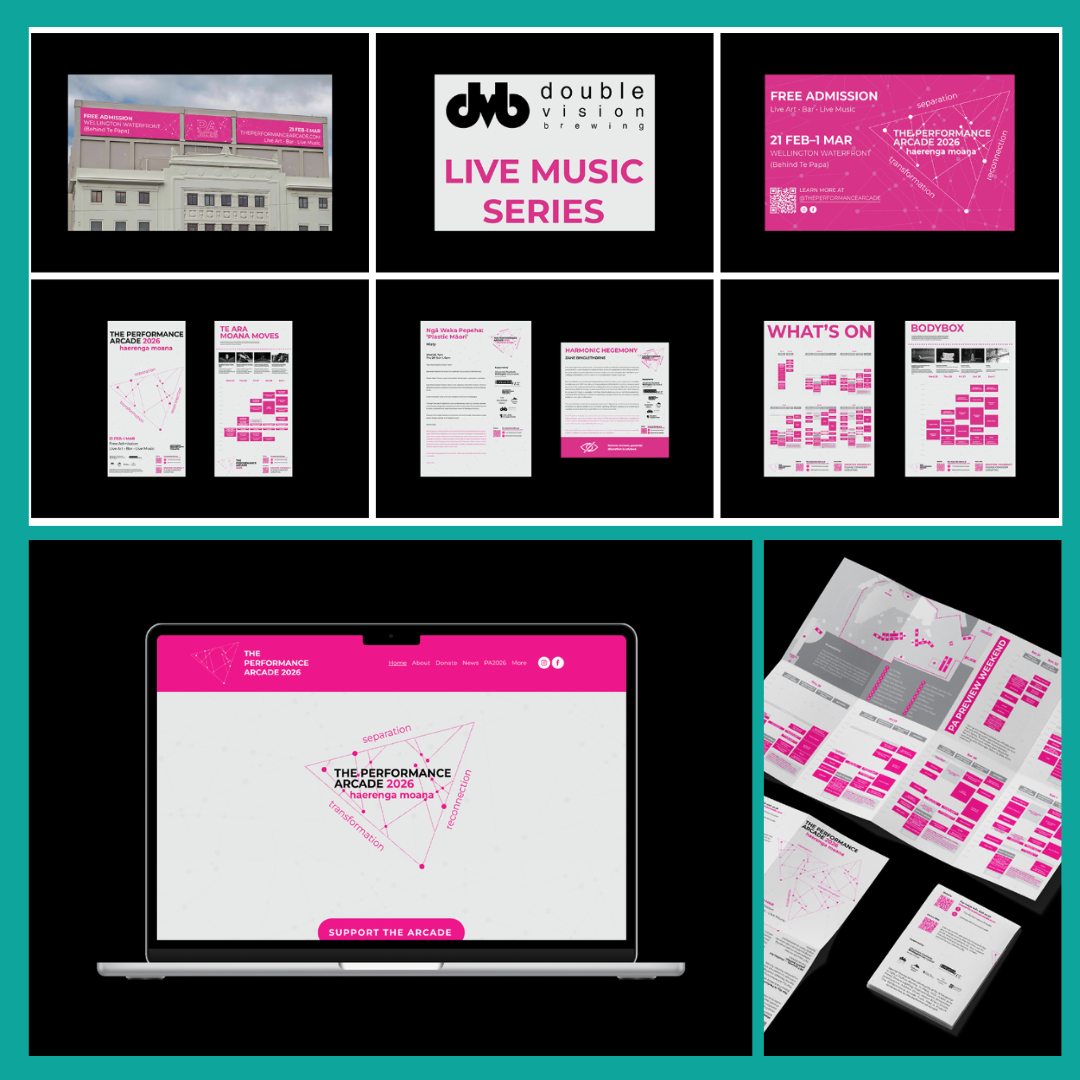 Brea Marsh - Graphic Designer for Snap Marketing working on the Performance Arcade Wellington