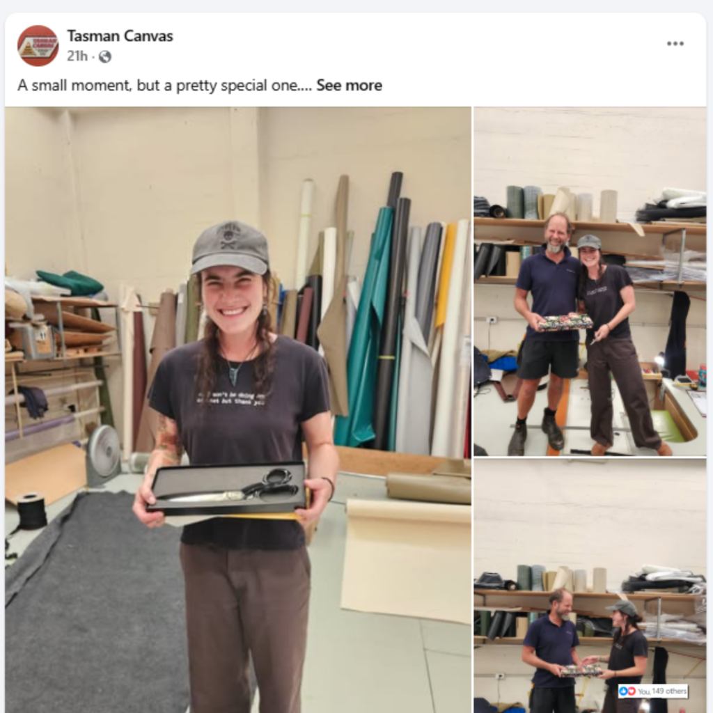 Tasman Canvas, Motueka - from 190 to 19k reach in 2 months with a very low ad spend