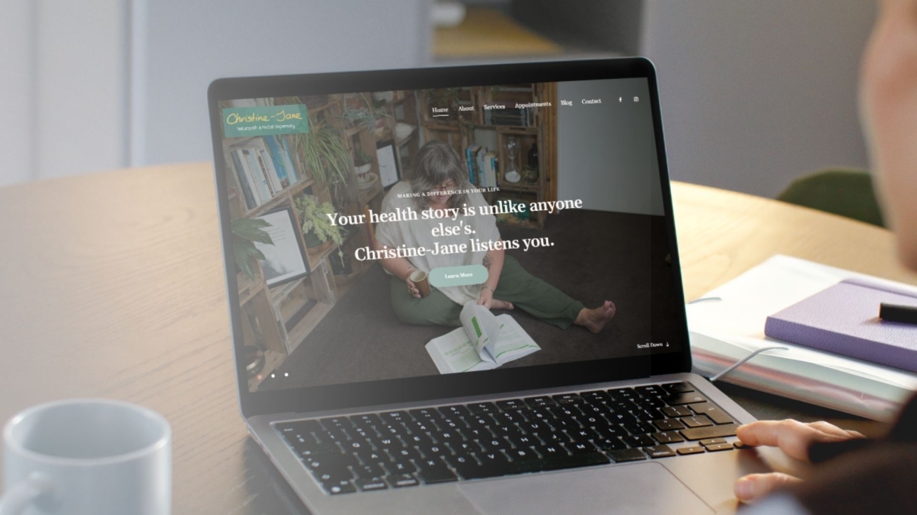 Christine Jane Naturopath Website Design Motueka created by Snap Marketing