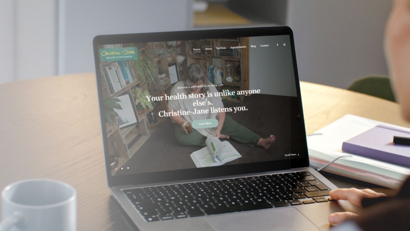 Christine Jane Naturopath Website Design Motueka created by Snap Marketing
