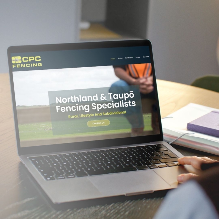 CPC Fencing Kerikeri and Taupo Website Design Build by Snap Marketing Nelson Tasman